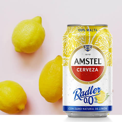 Amstel Radler 0,0 en DisfrutaBox Tu a la playa yo a la montaña