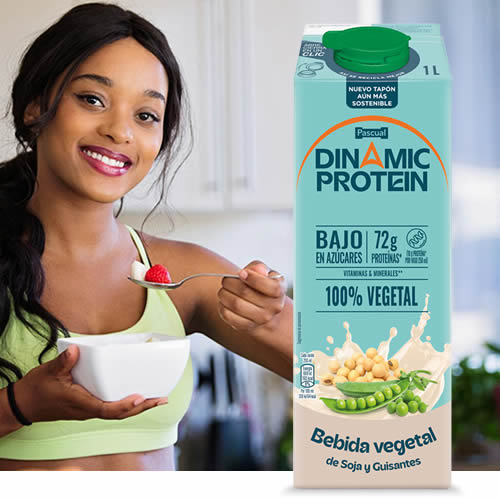  Bebida Dinamic Protein 100% vegetal de soja y guisantes
 en DisfrutaBox Universo Diverso