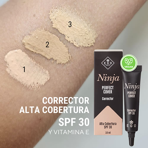 Ninja Perfect Cover Ego Professional Make Up en DisfrutaBox Tu a la playa yo a la montaña