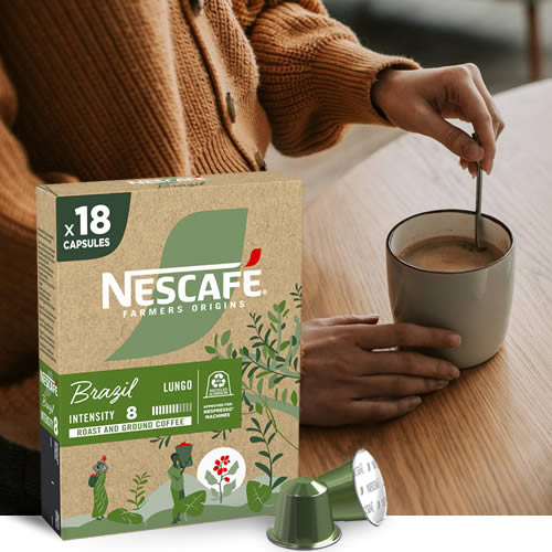 Nescafé Farmers Originis BrazilNescafé Farmers Origins en DisfrutaBox Comienza el juego