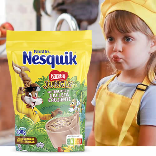 Nesquik Jungly en DisfrutaBox Todo a la vez en todas partes