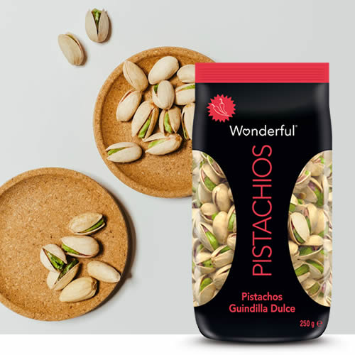 Wonderful Pistachios Pistachos Guindilla Dulce en DisfrutaBox Universo Diverso